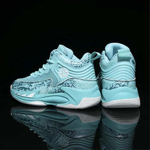Vista 3 de Sanearde Zapatos de baloncesto para niños, tenis de voleibol ligeros, cómodos, antideslizantes