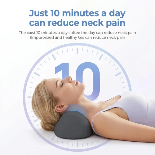 Vista 4 de Almohada de cuello pequeña para aliviar la presión del dolor cervical con suave y transpirable