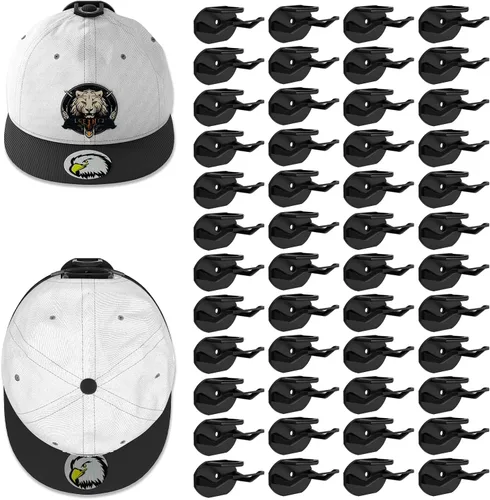 Vista 13 de Niunuerga Paquete de 16 Ganchos Adhesivos para Sombreros para Pared, Perchero Fuerte para Gorras de Béisbol, Organizador de Sombreros