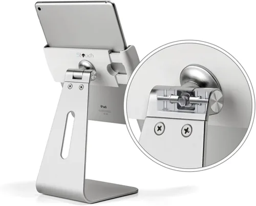 Vista 6 de Soporte para tableta, soporte de escritorio de aluminio giratorio de 360°, compatible con Galaxy Tab S8 de 7 a 13 pulgadas, iPad Pro/Air/Mini