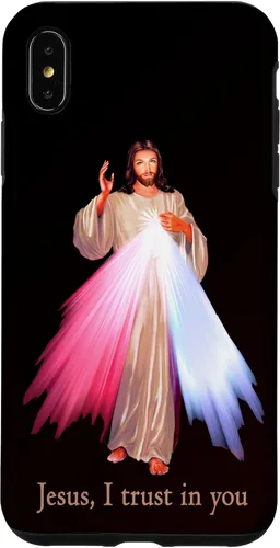 Vista 11 de Funda para iPhone 13 Pro Max Jesús con la que confío en ti Divina Misericordia Misericordiosa Jesús