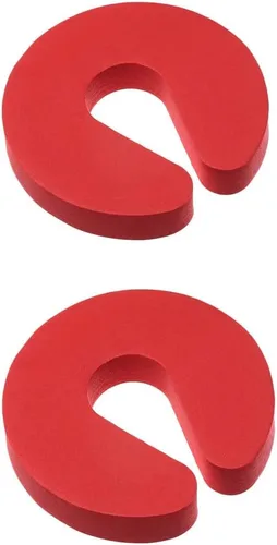 Vista 11 de Protector de pellizco para dedos, 2 piezas. Puertas a prueba de niños hechas con tapón de puerta de espuma suave y duradera. Evita lesiones por Negro