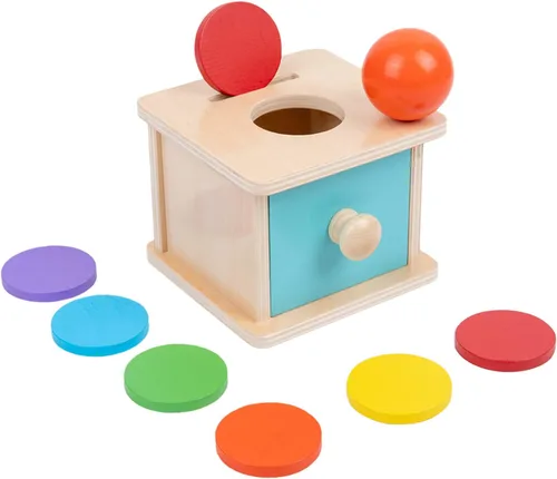 Vista 11 de Adena Montessori Caja de monedas, puerta amarillo-verde, 19.7-39.4 ft