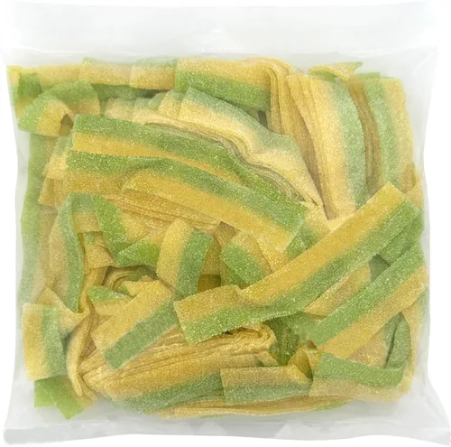 Vista 10 de By The Cup Berry Blue Sour Belts, bolsa a granel de 1 lb Sweet & Sour Berry Blue - Tiras masticables para fiestas, bolsas de golosinas, bufés