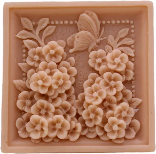 Vista 11 de Moldes de jabón de silicona para hacer jabón, moldes para manualidades, moldes de resina, flores 3D (14167)