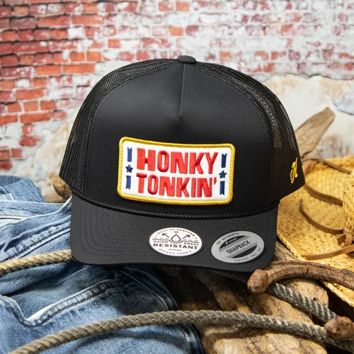 Vista 2 de HOOEY Gorra ajustable de malla de camionero Snapback
