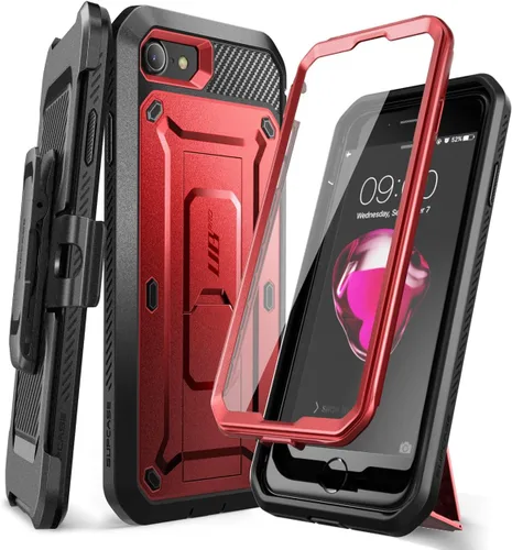 Vista 12 de SUPCASE Funda resistente para iPhone SE de 3ª generación, iPhone SE de 2ª generación, iPhone 7, iPhone 8 (Unicorn Beetle Pro), con protector