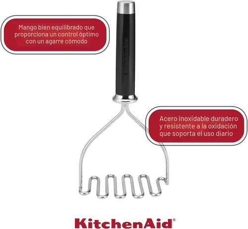 Vista 2 de KitchenAid Gourmet - Triturador de alambre de acero inoxidable, 10.24 pulgadas, color negro (paquete de 12)