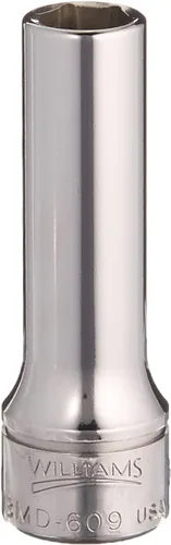 Vista 28 de Williams BMD-606 3/8 Drive Deep Socket, 6 Point, 6 mm