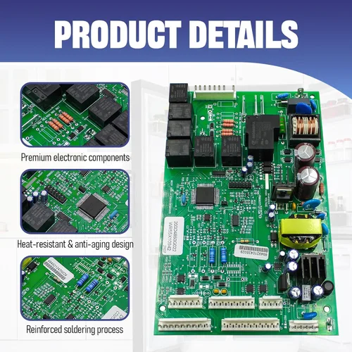Vista 4 de WR55X10942C WR55X10942 Placa de control de repuesto para refrigerador GE Reemplace WR55X10942P WR55X11130 WR55X10552 WR55X10656 WR55X10996