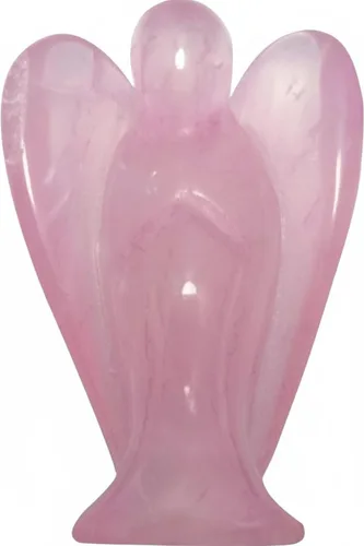 Vista 10 de Mina Heal Figuras de ángel de piedra opalita, figuras de cristal de piedra opalita de ángel de bolsillo, pequeña estatua de ángel de piedra