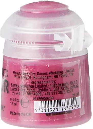 Vista 2 de Games Workshop - Pintura Citadel Colour Base: Screamer Pink (0.4 fl oz)