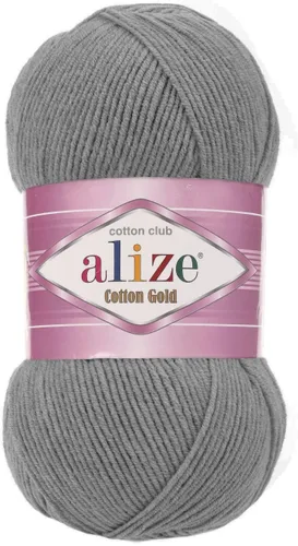 Vista 34 de 55% algodón 45% acrílico Alize Cotton Gold Yarn 1 madeja/bola 3.53 oz 360 yardas (1-crema)