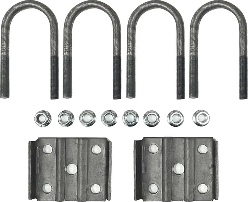 Vista 2 de LIBRA Kit de suspensión de eje de remolque individual de 6000 libras, kit de suspensión de perno en U de resorte de 3000 libras