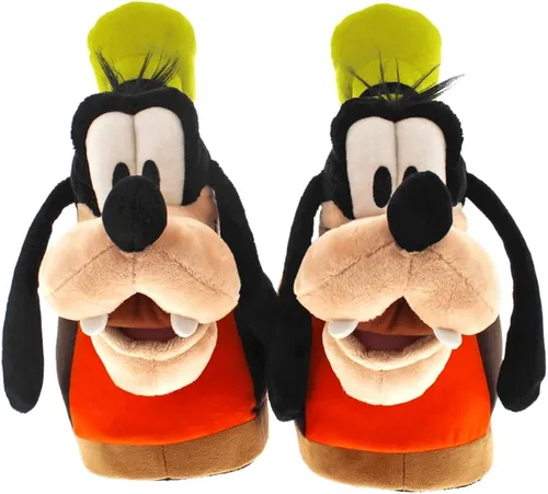 Vista 154 de Happy Feet - Pantuflas con licencia oficial de Disney y Pixar, pantuflas figurales para hombres, mujeres, niños, como se ve en Shark Tank