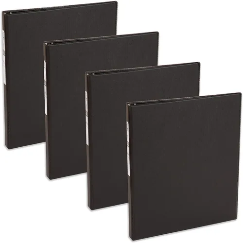 Vista 9 de Carpeta económica Avery con anillo redondo, Negro