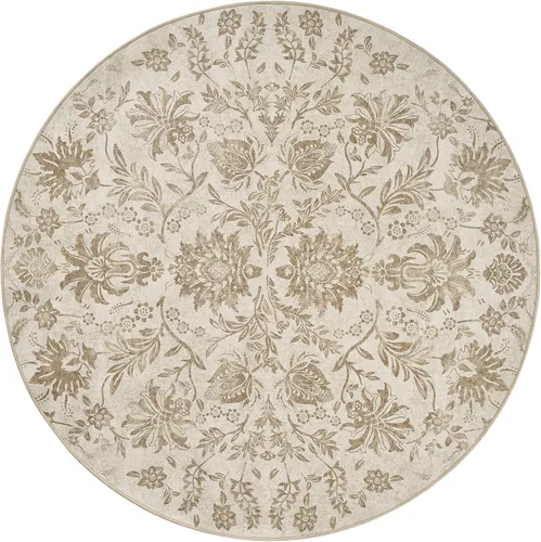 Vista 180 de jinchan Lima - Alfombra simétrica floral geométrica lavable, alfombra de entrada de medio círculo de 2 x 3, alfombra de media luna, suave y Azul
