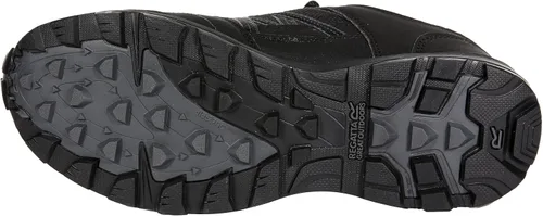 Vista 10 de Regatta Samaris Low II WP - Zapatillas de senderismo AW18 Negro Fiesta Rojo