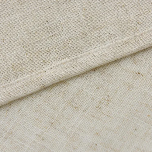 Vista 5 de Cortinas de cocina de lino Valea Home de 24 pulgadas de largo, cortinas rústicas de estilo granja para ventanas pequeñas, cortinas de cafetería