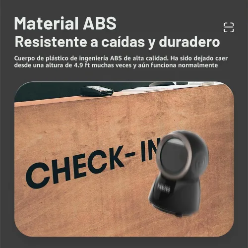 Vista 8 de YANZEO Escáner de código de barras YS860 2D/1D lector de código de barras de escritorio manos libres QR Escáner de código de barras Plug and Play
