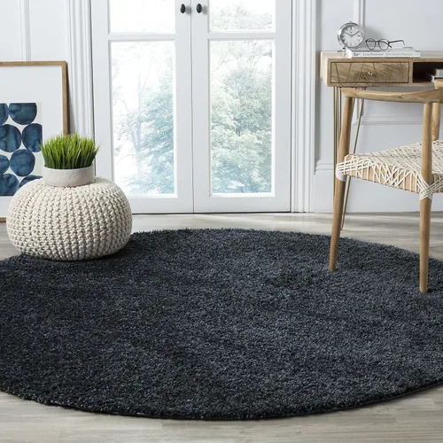 Vista 22 de SAFAVIEH Arizona Shag Collection ASG820A - Alfombra de pasillo, 2 pies 3 pulgadas x 6 pies, color crema, diseño sólido, no desprende pelusa y fácil