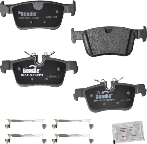 Vista 42 de Bendix Priority1 CFC154 - Juego de pastillas de freno de disco para Avanti II, Century, LeSabre, Regal, Riviera, chasis comercial, DeVille