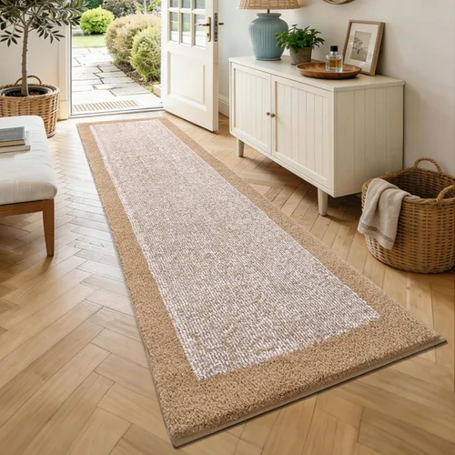 Vista 67 de Alfombras de baño de 17 x 24 pulgadas, antideslizantes, lavables, color gris, para bañera, tapete de baño para baño, tapete suave y absorbente