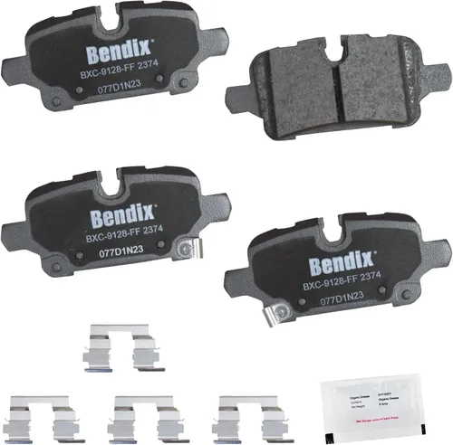 Vista 168 de Bendix Priority1 CFC154 - Juego de pastillas de freno de disco para Avanti II, Century, LeSabre, Regal, Riviera, chasis comercial, DeVille