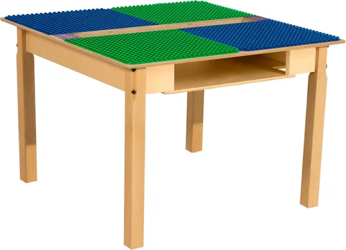 Vista 13 de Mesa DUPLO con canal y estante