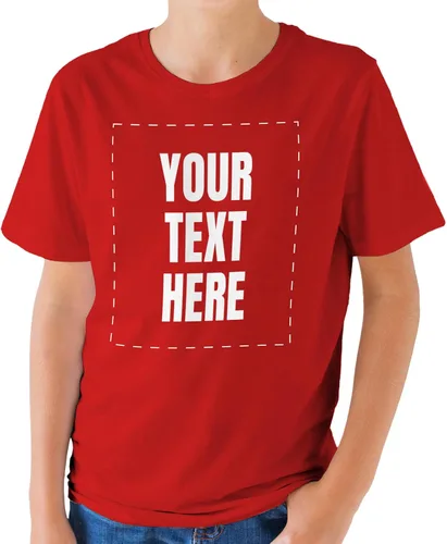 Vista 9 de GotPrint Camisa personalizada para hombres, mujeres, añade tu propio texto, camisetas personalizables, camiseta personalizable en la parte delantera