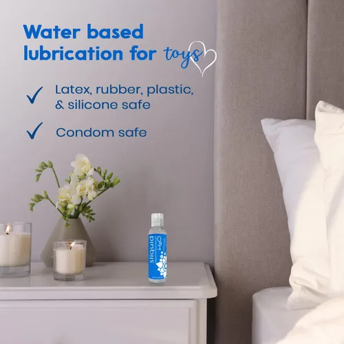 Vista 6 de Sliquid H2O Lubricante a Base de Agua, Lubricante a Base de Agua para Sexo, Lubricante Sexual Natural, Lubricante Personal Sin Glicerina (2 Oz)