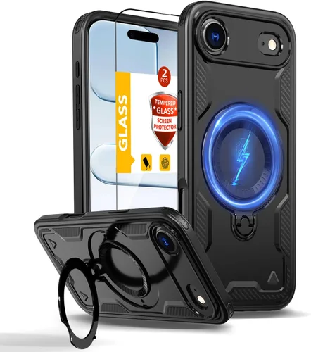 Vista 105 de Funda magnética para Google Pixel 9A compatible con cargador inalámbrico MagSafe, para Pixel 9A, funda de teléfono integrada de 360 °, con 2