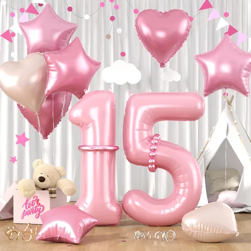 Vista 67 de Globos dorados de color champán con el número 11, globos de oro claro, globo de aluminio dorado con forma de corazón con estrella y globo largo