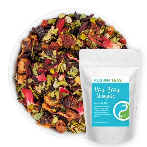 Vista 4 de Good Morning Yerba Mate - Chocolate Chai Mate con Rooibos y Coco - Té gourmet de hojas sueltas - Bolsa de 4 onzas