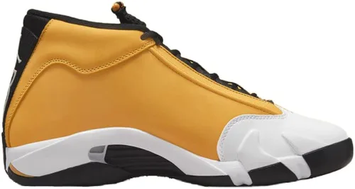Vista 2 de Jordan 14 Retro Light Ginger Light Ginger - Tenis para hombre, color negro y blanco (487471 701), Jengibre claronegro-blanco