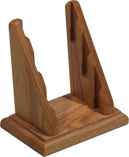 Vista 6 de Wooden Mallet Tarjetero para encimera de 9 bolsillos, roble medio