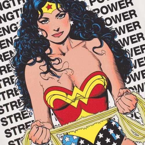 Vista 3 de Popfunk - Wonder Woman Strength Truth Power T-Shirt & Stickers