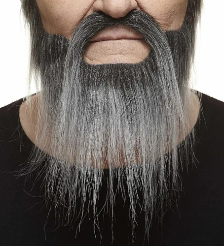 Vista 12 de Mustaches Self-Adhesive Stick On Fake Handlebar for Adults Negro