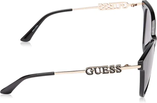 Vista 6 de GUESS Gafas de sol cuadradas con logotipo de metal para mujer