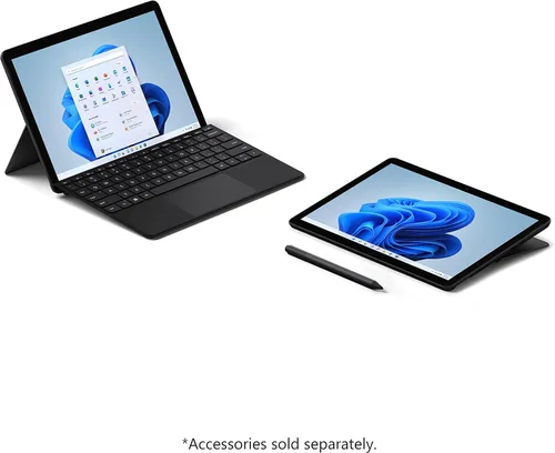 Vista 8 de Microsoft Surface Go 3 - Pantalla táctil de 10,5" - Intel Core i3 - Memoria de 8 GB - SSD de 128 GB - Solo dispositivo - Negro (último modelo)
