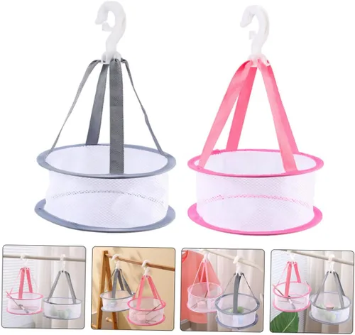 Vista 4 de 2 piezas de esponja de maquillaje para colgar herramientas de maquillaje para mujeres y niñas