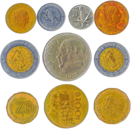 Vista 29 de Argentina 10 Monedas Mixtas de Novedad Cabeza de la Libertad Sol de Mayo Token Mundial Monedas de Fantasía