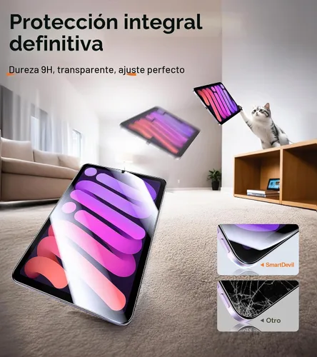 Vista 5 de SMARTDEVIL - Protector de pantalla para iPad Mini 7ª/6ª (8.3 pulgadas, 2024/2021)
