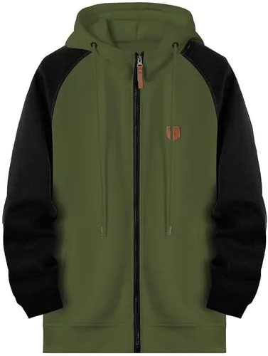 Vista 7 de JMIERR Camisas de franela para hombre, estilo casual, con botones, manga larga, a cuadros, chaquetas ligeras con bolsillos