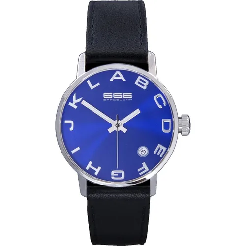 Vista 4 de Reloj Unisex 666 Barcelona 666-274 Negro (Ø 35 mm)