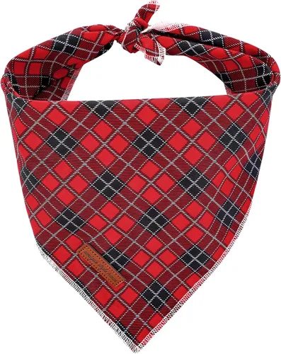 Vista 7 de Unique Style Paws Bandanas para perros, 1 unidad, lavables, de algodón, triangulares, para perros y gatos pequeños, medianos y grandes