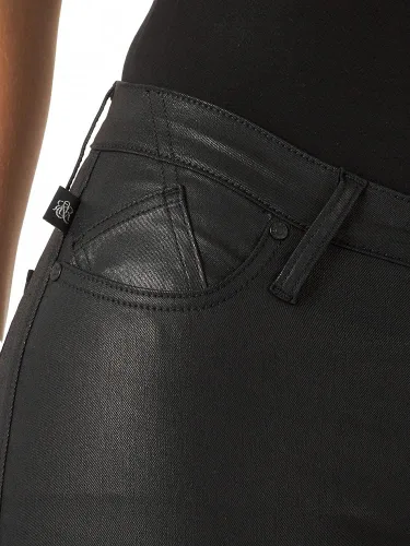 Vista 4 de Rock & Republic Jeans ajustados de tiro medio Rx Berlin para mujer