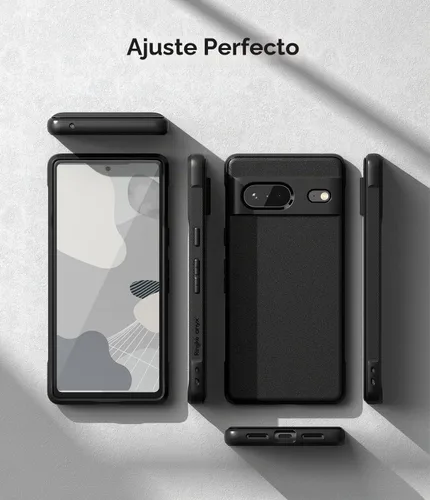 Vista 9 de Ringke Onyx - Funda para Google Pixel 7 [se siente bien en la mano] resistente al aceite y a la suciedad, protección mejorada del lente