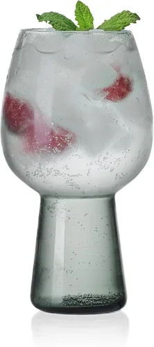 Vista 7 de Mikasa Phoebe Goblet - Vaso de cerveza (4 unidades), color humo