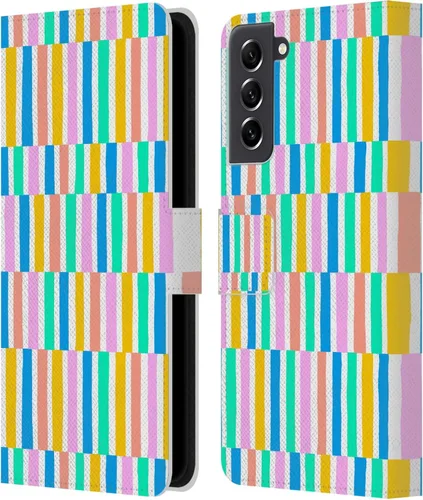 Vista 277 de Head Case Designs Officially Licensed Ninola Brushstrokes Multi Colorful Leather Wallet Case Compatible with Samsung Galaxy A07 4G